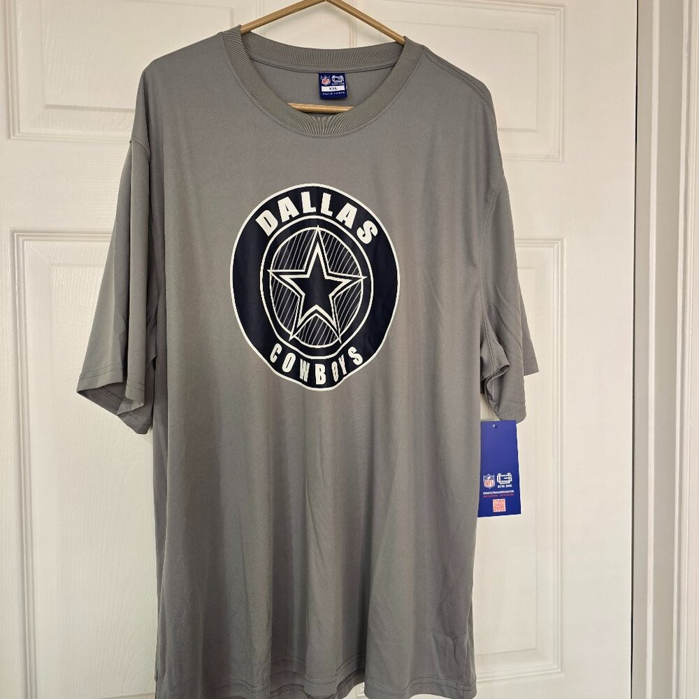 Dallas Cowboys Men's NFL Ultra Game T-Shirt Gray Polyester‎ Sz XXL New with Tags